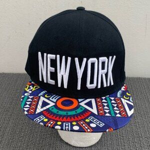 New York Snapback Adjustable Modern Graphic Art Street Flat Brim T&T Tian Tian